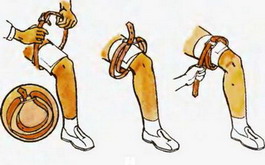 накладання джгута при кровотечі